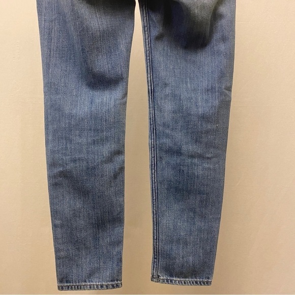 Abercrombie Sz 00 Ripped Front Boyfriend Jeans Mid Rise Distressed Non-Stretch - Picture 9 of 14